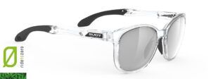 משקפי שמש דגם לייטפלו LIGHTFLOW B מק"ט SP830996 מסגרת שקופה ועדשות מראה כסופות