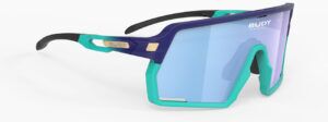 משקפי שמש של רודי פרוג'קט דגם קליון KELION של רודי פרוג'קט מק"ט SP856862-RC00 מסגרת כחול טורקיז עם עדשת מראה כחולה