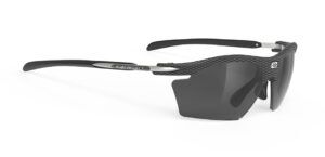 SP541014 משקפי שמש דגם RYDON SLIM של רודי פרוג'קט, צבע קרבון סמוק