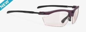 משקפי שמש דגם רידון של רודי פרוג'קט RYDON מקט SP537425 מסגרת בצבע סגול ועדשות מתכהות משקוף לאדום
