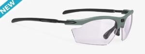 משקפי שמש דגם רידון של רודי פרוג'קט RYDON מקט SP537570 מסגרת ירוק מנטה ועדשות מתכהות משקוף לסגול עם ציפוי מראה