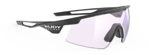 משקפי שמש רודי פרוג'קט טורבולנס Rudy Project Turbolance מק"ט SP897506-RN00 מסגרת שחור מט עם עדשות מתכהות משקוף לגוון סגול מראה
